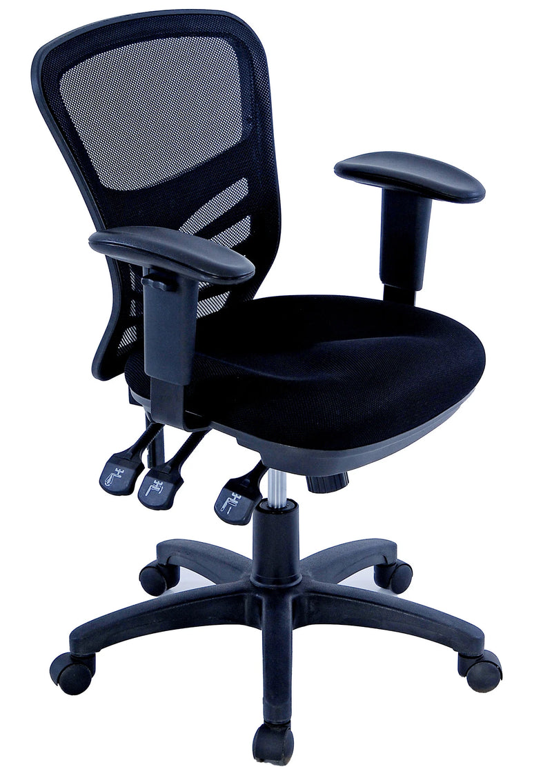 Ergonet 3 Operator Black Chair Mad Chair Company