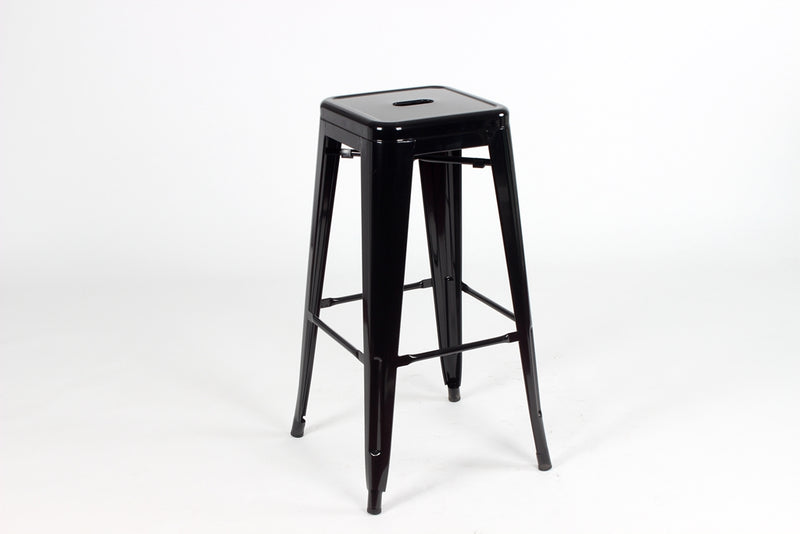 replica tolix metal bar stool black mad chair company