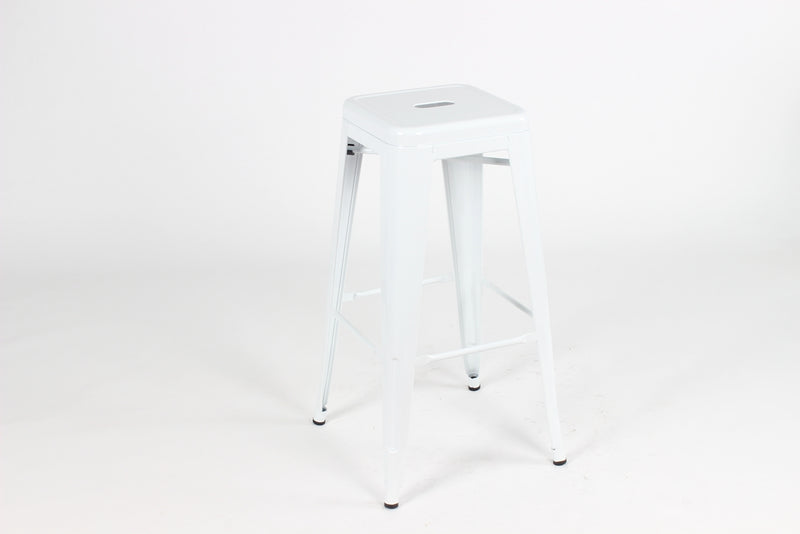 replica tolix metal bar stool white mad chair company 