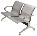 Public Seating Heavy Duty Stainless Steel 2 Seater Silver Mad Chair Company