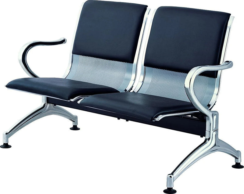Public Seating Heavy Duty Stainless Steel 2 Seater Silver Mad Chair Company