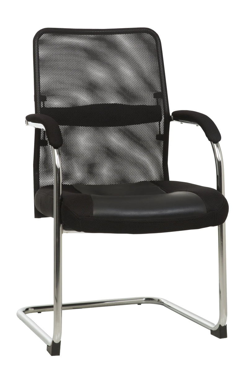Ice Visitor Black Chrome Chair Mad Chair Company