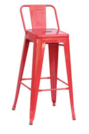 Paris Kitchen Stool With Low Back Rest