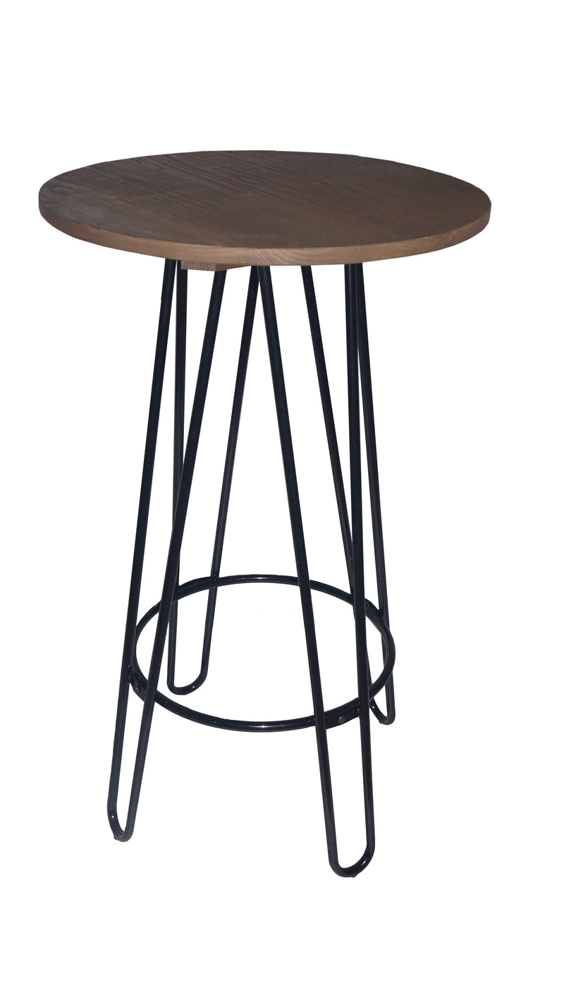 replica hairpin metal bar table black mad chair company 