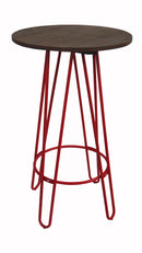 replica hairpin metal bar table red mad chair company 