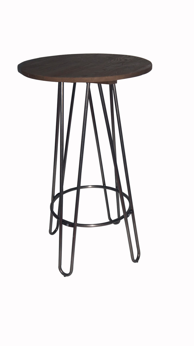 replica hairpin metal bar table black mad chair company 