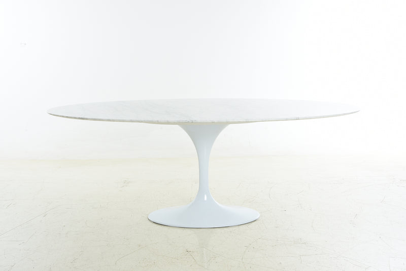 Flo Table 200cm Oval (White Wood Top)