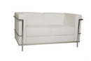 Replica Le Corbusier Sofa 2 Seat - PU Mad Chair Company