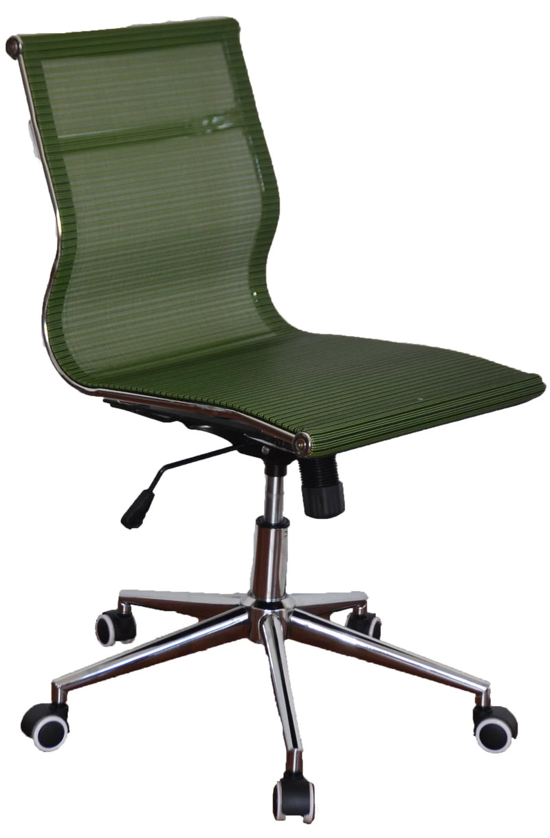 Netting Operator Chair Green Silver Mad Chair Company