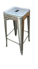 Replica Tolix Bar Stool - Raw no Paint MAD CHAIR COMPANY