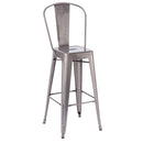 Paris Bar Stool With Large Back Rest