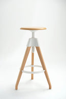 Replica Screw adjustable barstool mad chair company white
