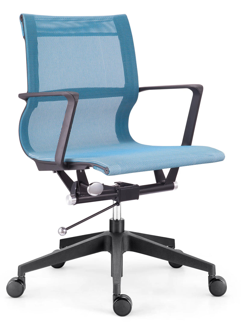 Setu Replica Black Frame Blue Seat Mad Chair Company