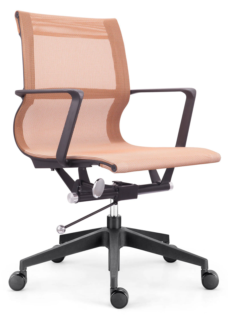 Setu Replica Black Frame Orange Seat Mad Chair Company