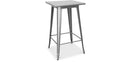 Tolix Bar Table with Steel Top Mad Chair Company