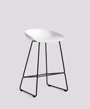 Metal Leg Kitchen Stool - 66cm Black Leg