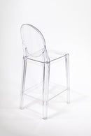 replica plastic victoria ghost barstool clear mad chair company 
