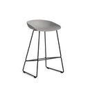 Metal Leg Bar Stool - 76cm Black Leg