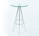 Pyramid Bar Table - Round Glass Top Mad Chair Company