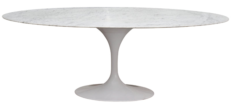 Replica Marble Tulip Table 200cm oval Mad chair Company