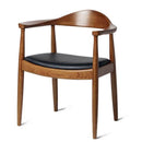 Replica Hans Wegner Arm Chair Walnut Mad chair company