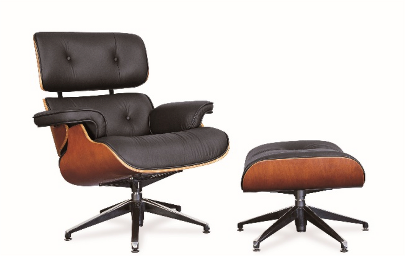 Replica Eames Lounger and Foot Stool Mad Chair Company