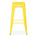 replica tolix metal bar stool yellow mad chair company